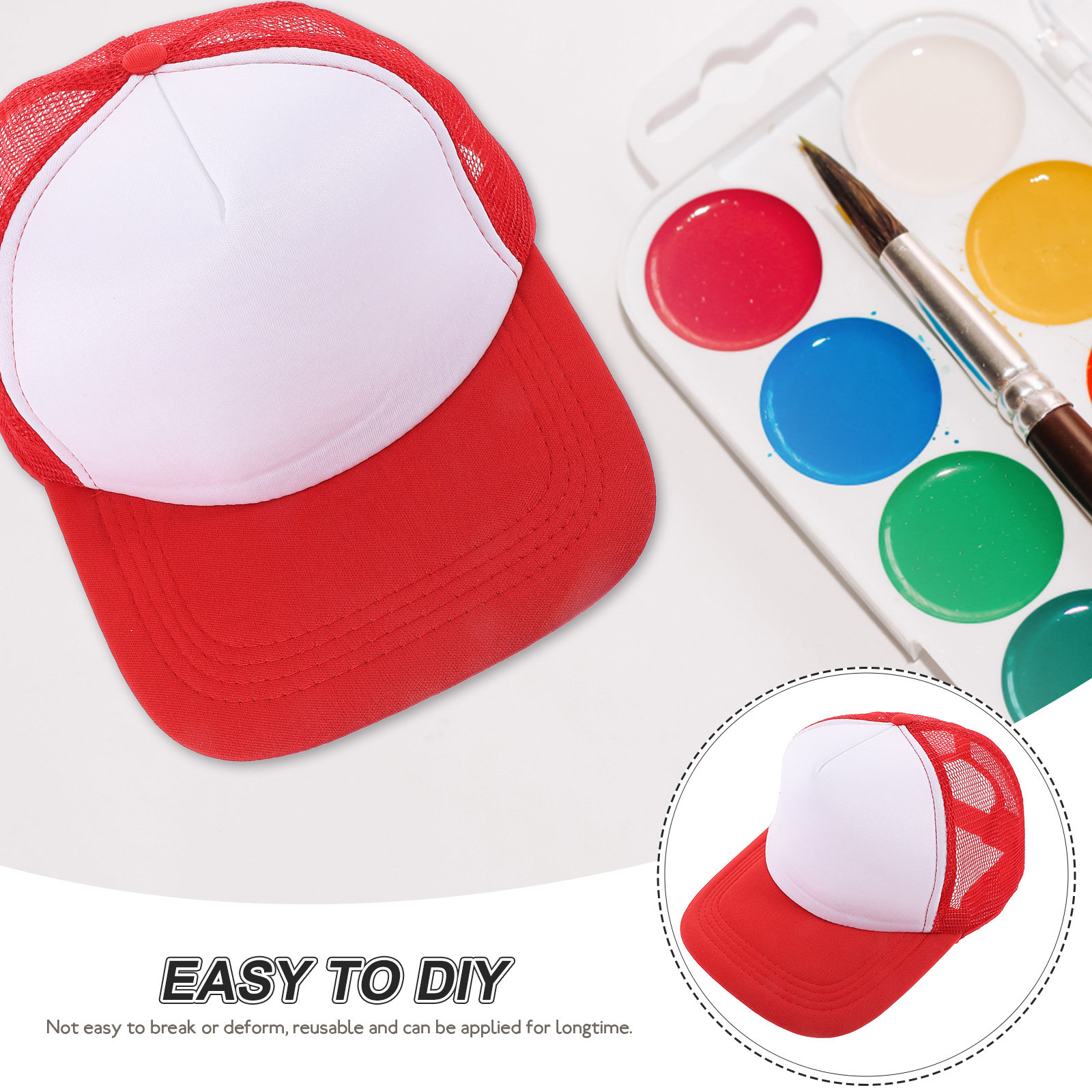 10Pcs Blank Heat Transfer Base - огляд і ціна Hat Sublimation Blank