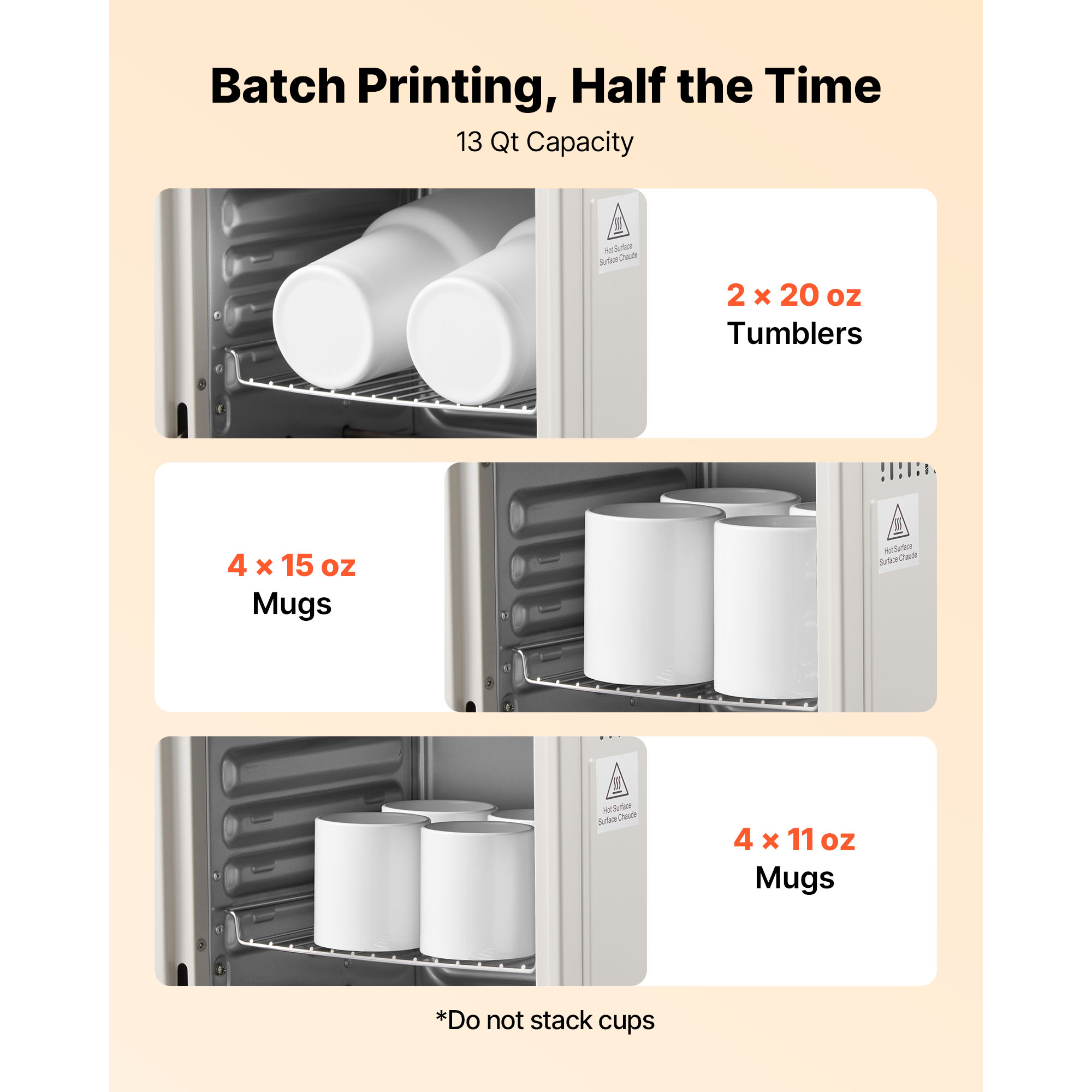 VEVOR Sublimation Oven Machine - огляд і ціна Sublimation Mug White